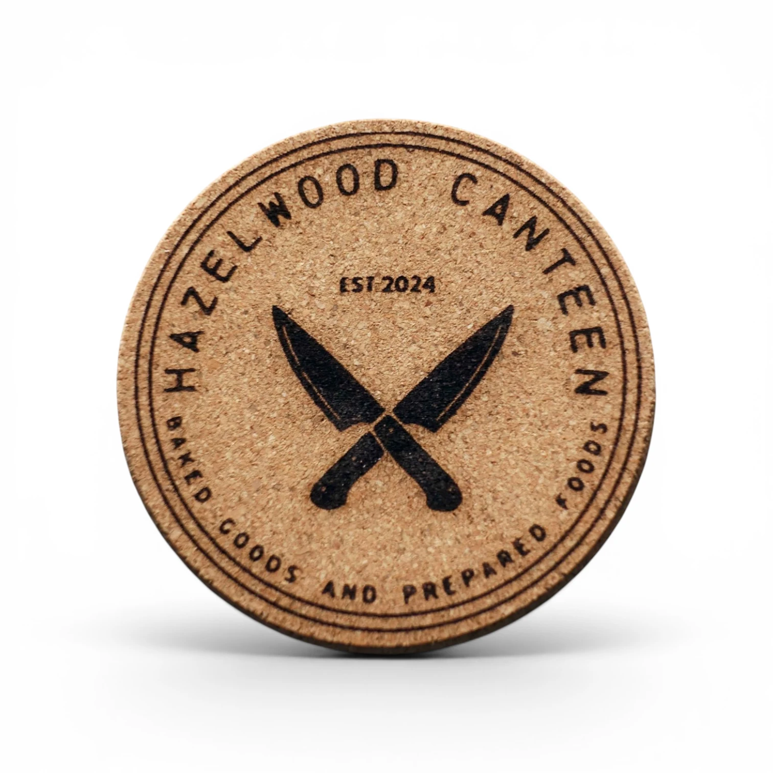Laser Engraved Cork Coasters - custom laser engraving by Get Lasered
