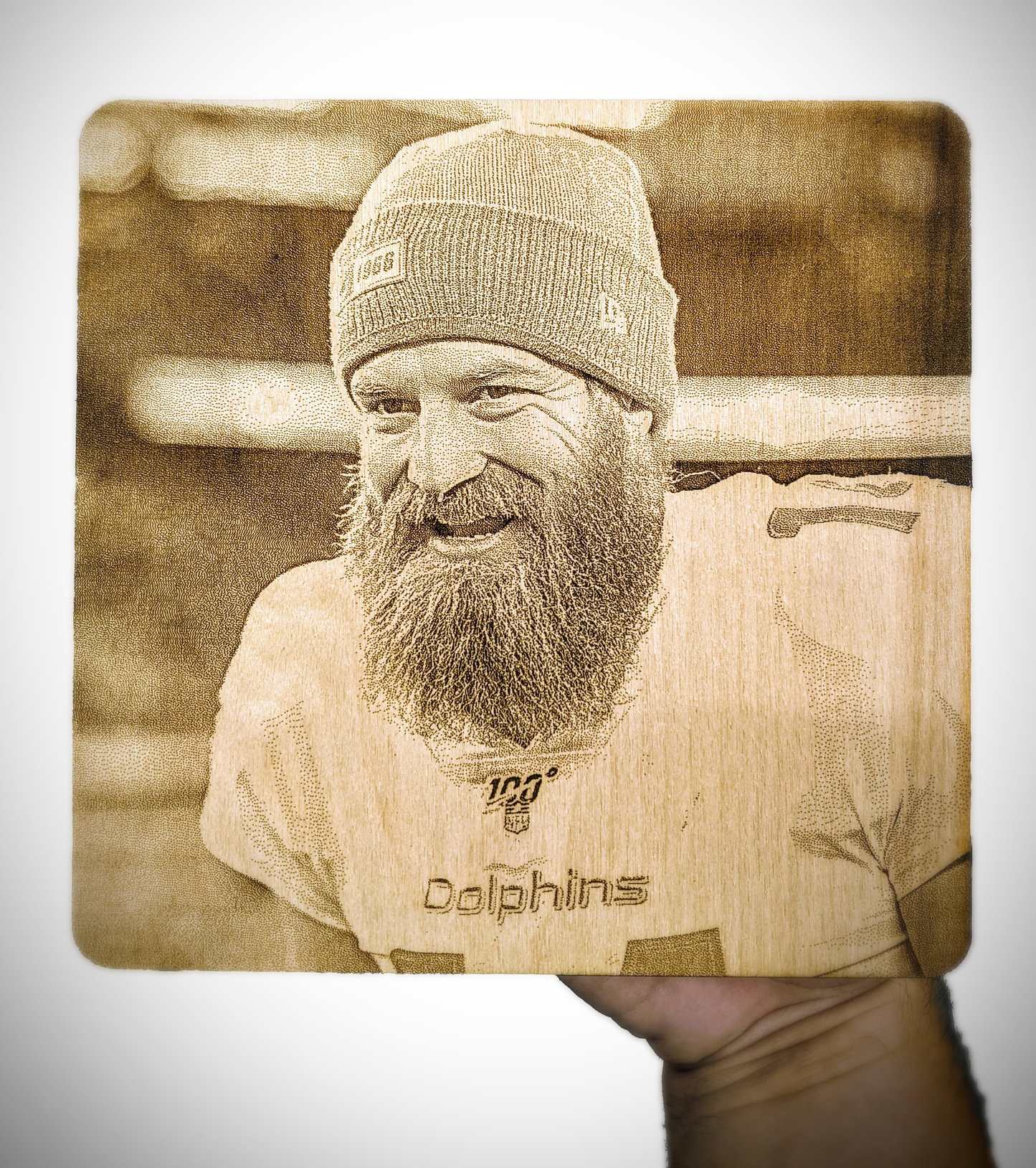 Laser Engraved Wood Pictures & Portraits