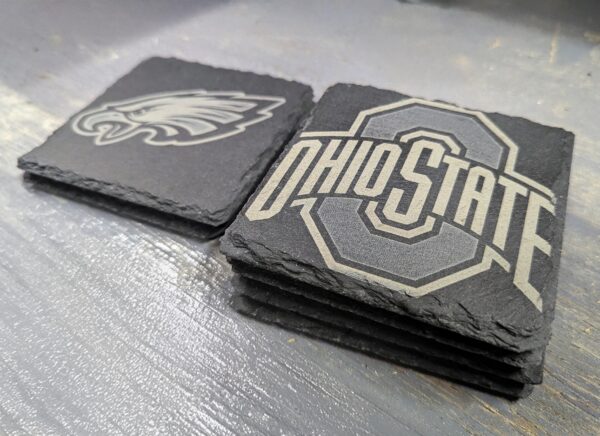 Laser Engraved Slate Coasters