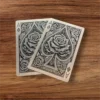 Custom Laser Engraved Black Metal Cards