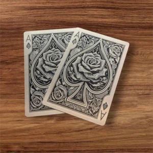 Custom Laser Engraved Black Metal Cards