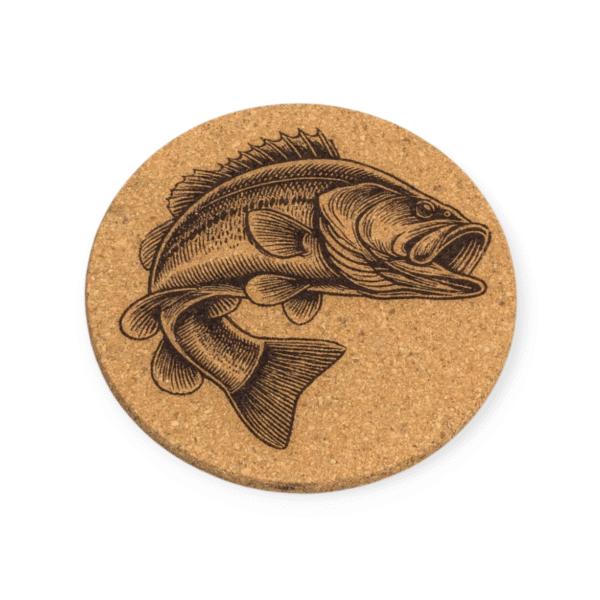 Photoroom-20241202_210438 Laser Engraved 4" Round Cork Coasters