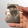 Custom Laser Engraved Black Metal Cards