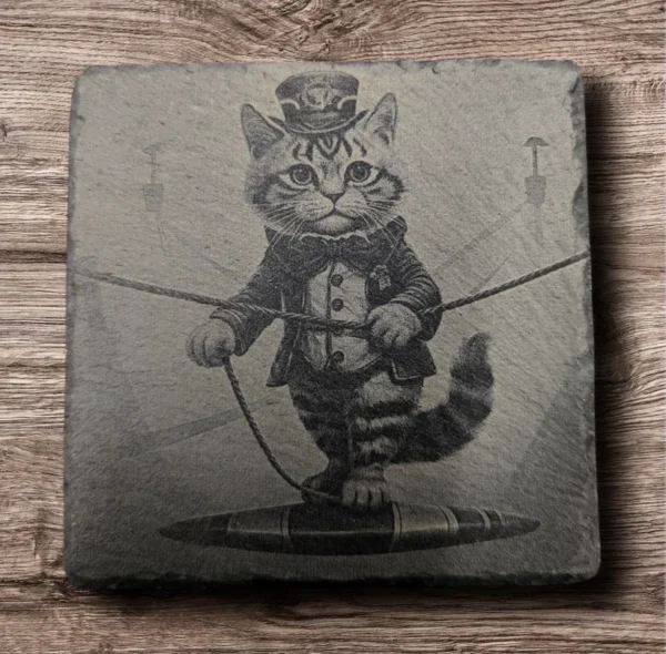 Laser Engraved Slate Coasters