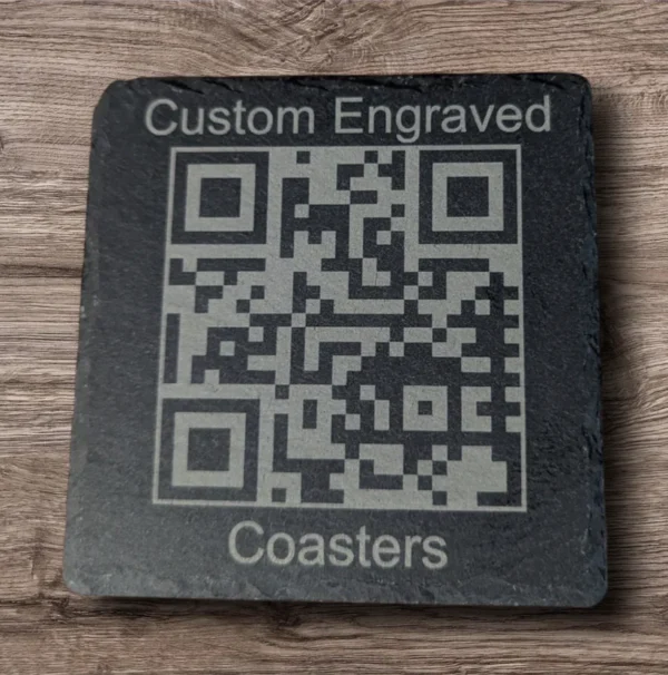 Laser Engraved Slate Coasters