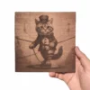 Laser Engraved Wood Pictures & Portraits