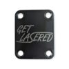 Laser Engraved Guitar Neck Plate